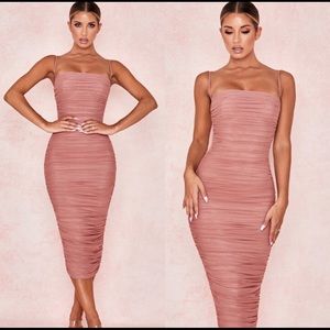 NWT House of CB Sirene Dress in Antique Rose